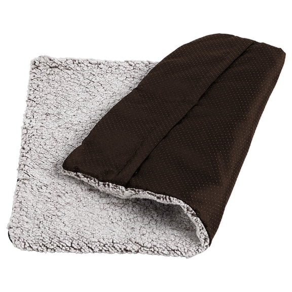Auto Heating Dog Cats Mat With Detachable Liner AntiSlip Bottom Plush Warming Mat For Small Pet Breeds Warm Bedding