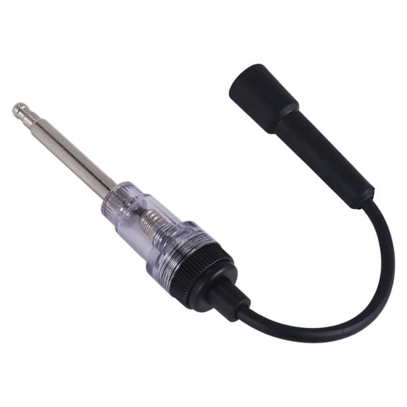 Auto Ignition Spark Plug Coil Tester In-Line Lead Tool For Car Van Bike Engine,1 x Foolproof engines For the Spark Tester,black