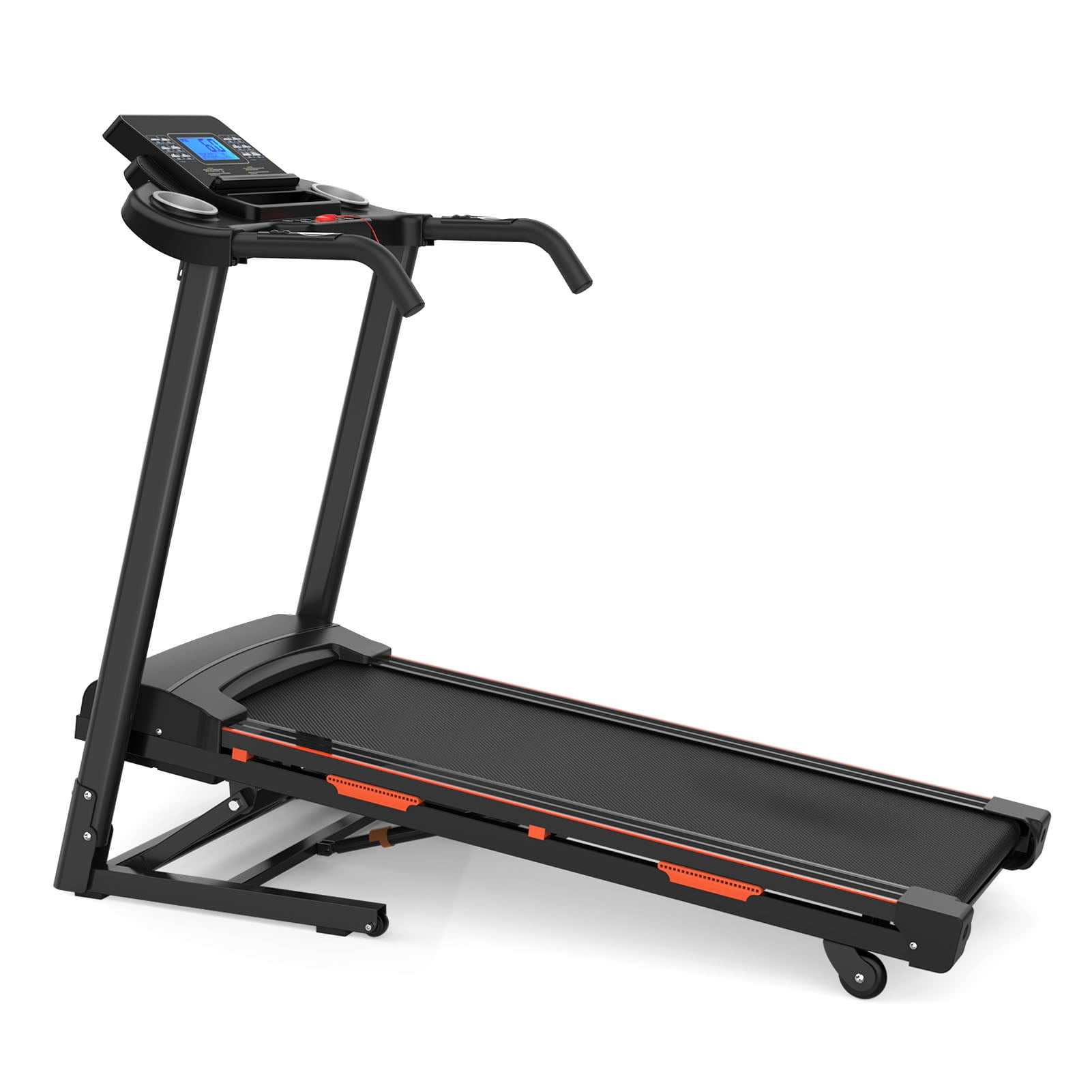 Auto Incline Folding Treadmill 3.25hp Heavy Duty Treadmill 15% Auto Incline Treadmills 400LBS Heavy Duty Capacity 3.25HP Folding Electric Treadmill Up To 8.5 MPH Speed For Home