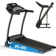 Auto Incline Treadmill 3.0HP, Treadmills for Home with 015 Incline, 6