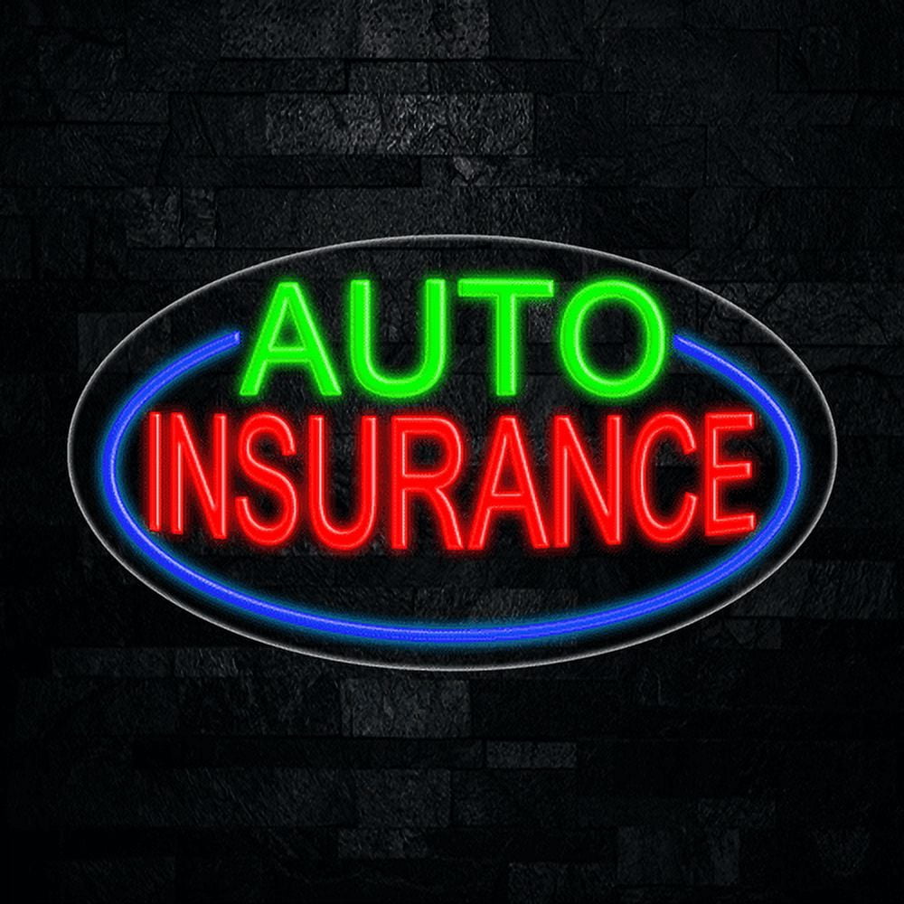 Led Insurance Sign Auto Insurance LED Neon Sign 28