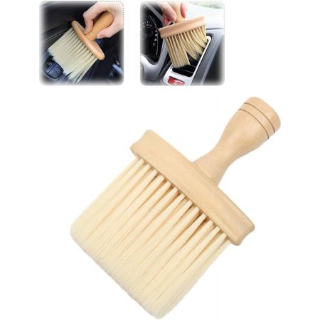 Auto Interior Dust Brush, Car Cleaning Brushes Duster,Auto Detailing Brushes Dusting Car Accessories for Dashboard, AC Vents, Leather, Scratch