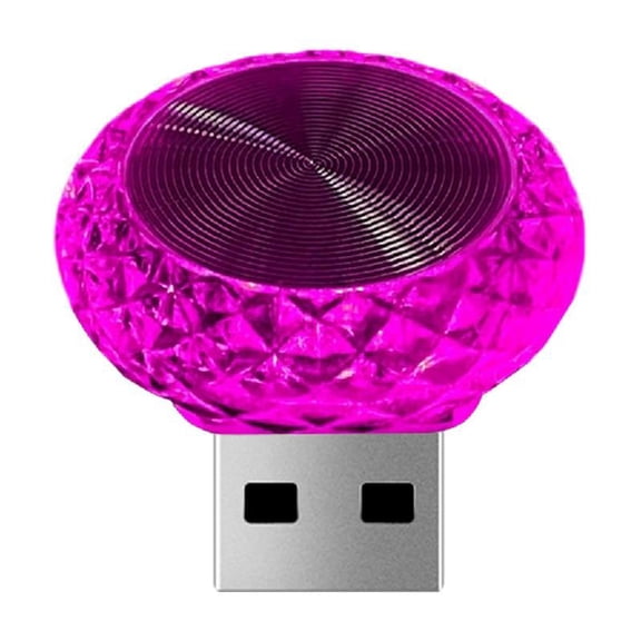 Auto Interior LED Mood Light USB Powered Multicolor Lamp Car Lighting for Car Cabin Bedroom Decor