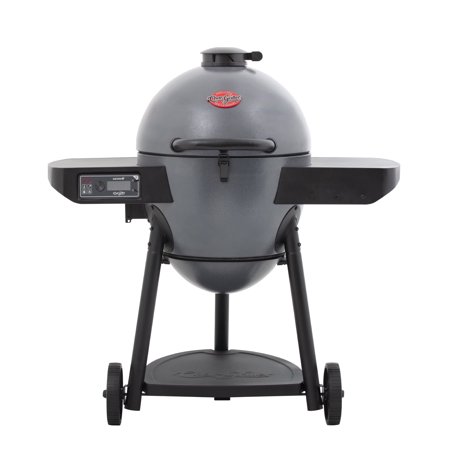 AKORN® Auto-Kamado™ Charcoal Kamado Grill with Digital Control in Gray, Model E6480