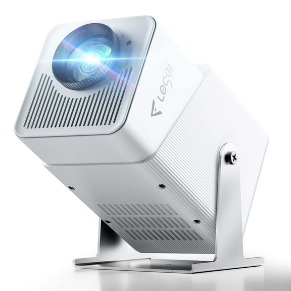 [Auto Keystone/4K Support]Losei Z10 Smart Projector with WiFi 6 and Bluetooth 5.2,Wireless Mirroring, 220'' Display for Home Theater & Outdoor Movies