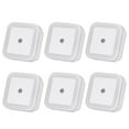thumbnail image 1 of Auto LED Light Sensor Room Night Light Wall Lamp with Smart Light Dusk to Dawn Sensor, 6-Pack, 1 of 8