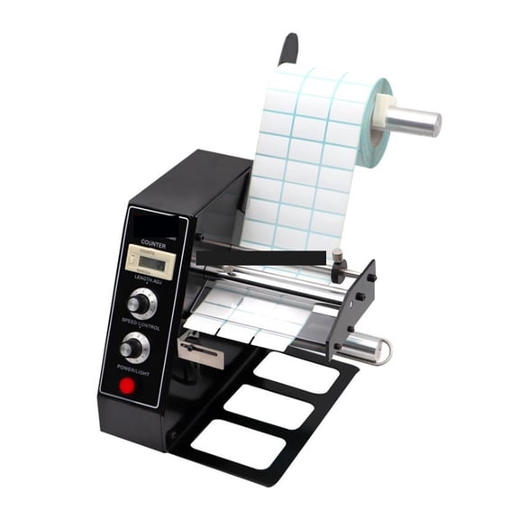 Auto Label Dispenser Device, Automatic Sticker Separating Machine, Digital Control 4-140mm Label Stripping Machine ,High Efficient