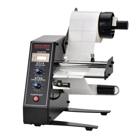 Auto Label Dispenser Device Label Dispenser Automatic Sticker Separating Machine Industrial Label Stripping Machine