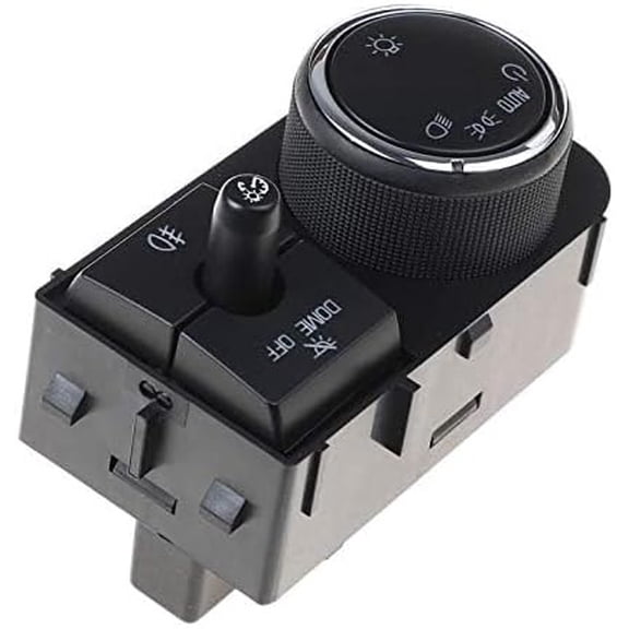 Auto Light Switch Car Headlight Instrument Switch Dimmer Dome Headlamp Fit for Cadillac Escalade Fit for GMC D1528J 25858706 Auto Headlight Control