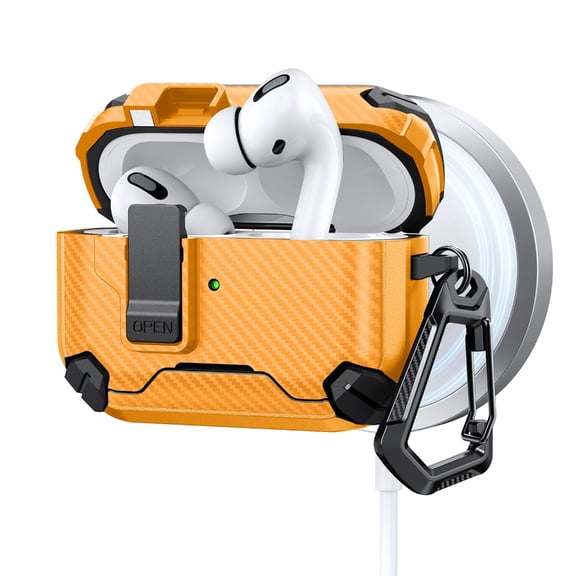 Auto Lock Shockproof Case For 3rd Gen Pods 3rd With Integrated Phone Holder Charging Box For Pods 3rd Earhones Protective Case Anti Drop Design