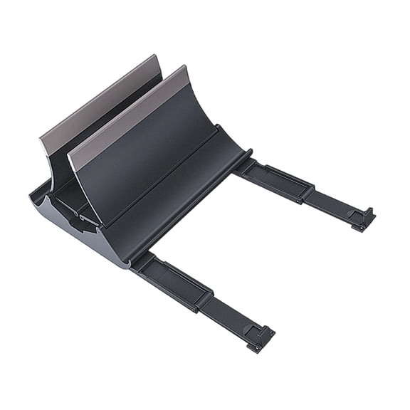 Auto Locking Gravitating Desktop Stand for Devices Simultaneous Use NonSlip Silicone Base Space Saving Vertical Design