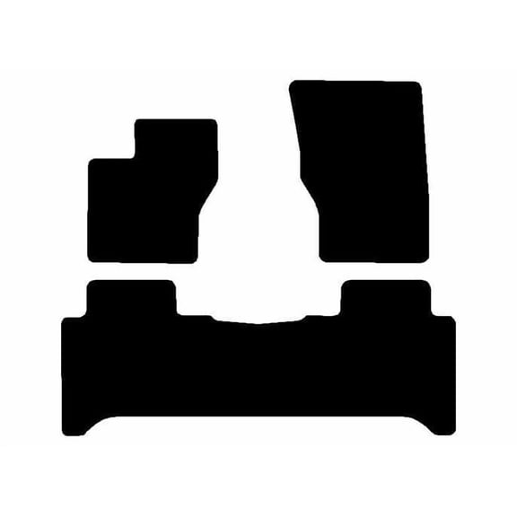 Carpet Floor Mats, Custom Fit, Black, 3-Piece Set, Fits 2013-2021 Land Rover Range Rover Standard Wheel Base, Made in USA