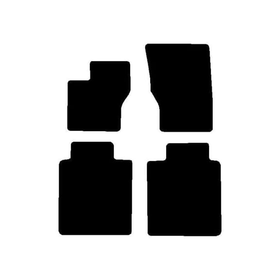 Auto Mats and Accessories 4 Piece Set Custom Carpeted Floor Mats Compatible with 2014-2021 Land Rover Range Rover Long Wheel Base (Black) Made in the USA