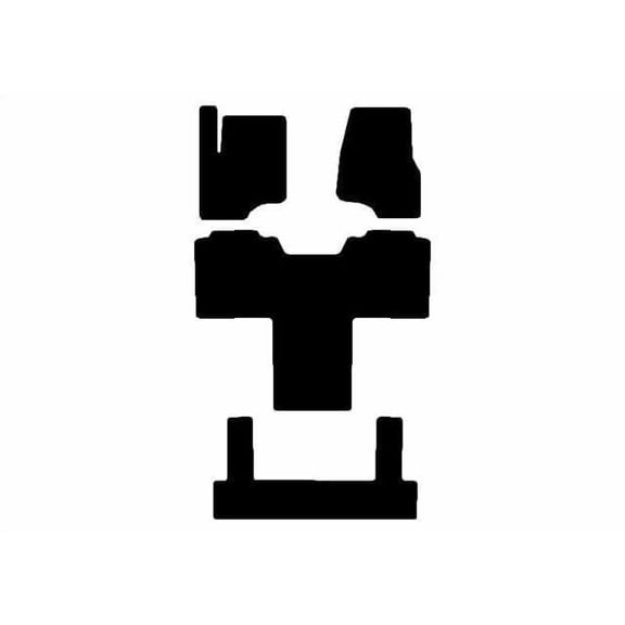 Auto Mats and Accessories 4 Piece Set Custom Carpeted Floor Mats Compatible with 2018-2024 Lincoln Navigator (2nd Row Captain's Chairs) (Black) Made in the USA