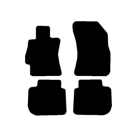 Auto Mats and Accessories 4 Piece Set Custom Carpeted Floor Mats Compatible with 2015-2019 Subaru Outback (Black) Made in the USA