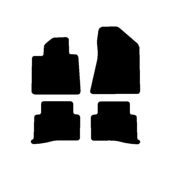 Auto Mats and Accessories 4 Piece Set Custom Carpeted Floor Mats Compatible with 2017-2022 Kia Sportage (Black) Made in the USA