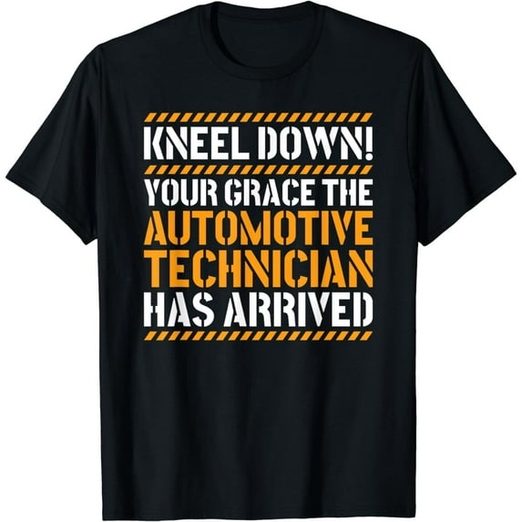 Auto Mechanic Car Kneel Down Automotive Technician T-Shirt