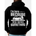 thumbnail image 1 of Auto Mechanic Hoodie sweatshirt funny humor mens sweater hoodie black Cool Hoodies , Funny Hoodies , Sweatshirt christian vintage funny humor Retro Unisex Shirt Crewneck tshirts, 1 of 7