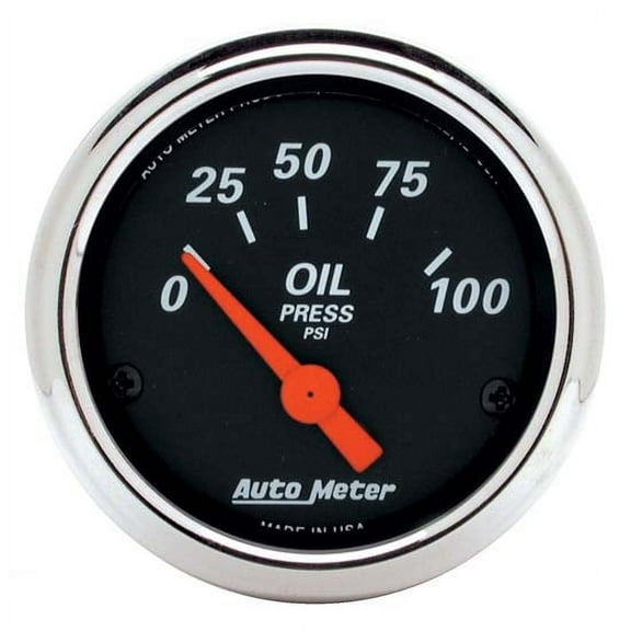 Auto Meter 1426 Designer Black Oil Pressure Gauge