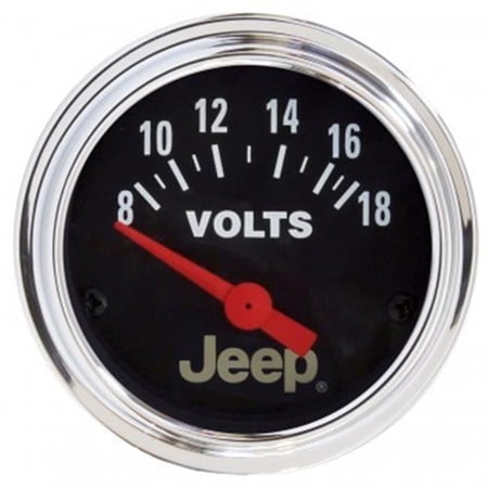 Auto Meter 2.06 in. Electric Voltmeter Gauge