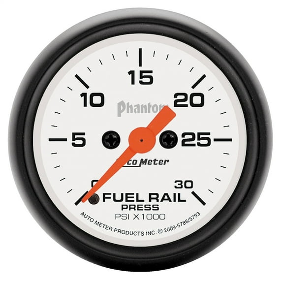Auto Meter 2-1/16 Rail Press. Gauge - for Dodge Diesel Truck Fits select: 2003-2007 DODGE RAM 2500, 2001-2006 CHEVROLET SILVERADO