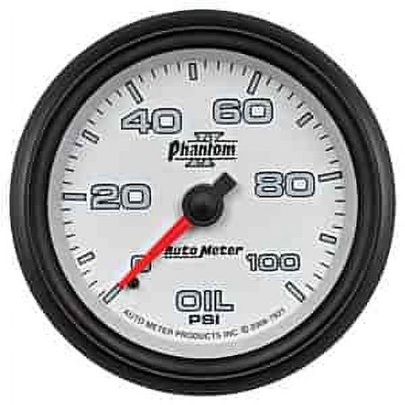 Auto Meter 2-5/8 Phantom II Oil Pressure Gauge 0-100psi