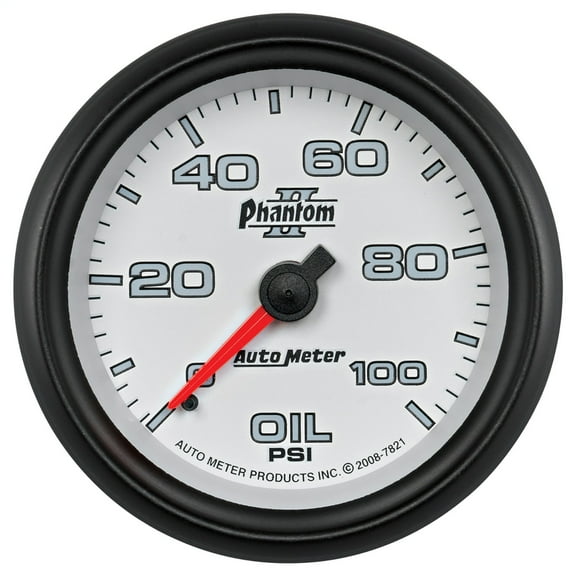 Auto Meter 7821 Phantom II Oil Pressure Gauge