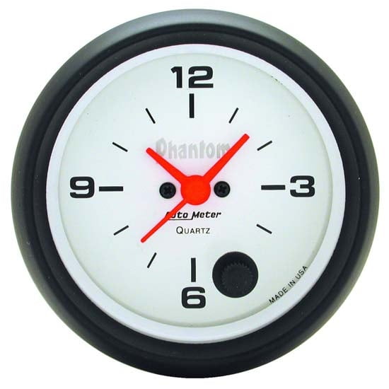 Auto Meter 2-5/8in Phantom Clock
