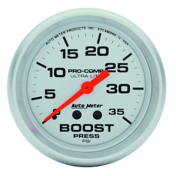 Autometer 2-5/8in Ultra-Lite 0-35 Boost Gauge