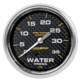 thumbnail image 1 of Auto Meter 200773-40 - Marine 2.62" Carbon Fiber In-Dash Mount Mechanical Water Pressure Gauge, 1 of 3
