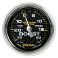 thumbnail image 1 of Auto Meter 200774-40 - Marine 2.06" Carbon Fiber In-Dash Mount Mechanical Boost/Vacuum Gauge, 1 of 3