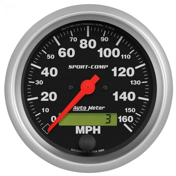 Auto Meter 3988 Sport-Comp Electric Programmable Speedometer