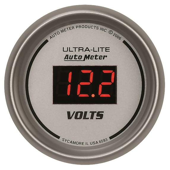Auto Meter 6593 2-1/16" Ultra-Lite Digital Voltmeter
