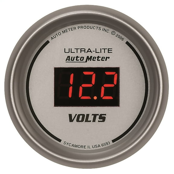 Auto Meter 6593 2-1/16" Ultra-Lite Digital Voltmeter