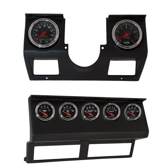 Auto Meter 7040 Jeep Complete Instrument Kit Fits select: 1989-1995 JEEP WRANGLER / YJ, 1987-1988 JEEP WRANGLER