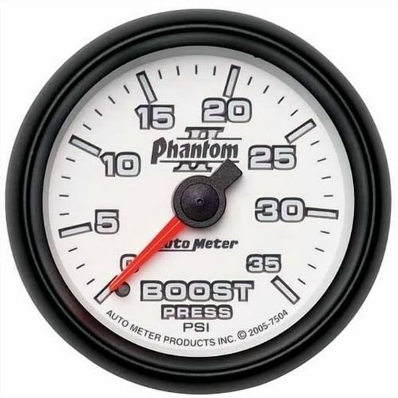 AUTO METER 7504 2-1/16IN BOOST, 0-35 PSI, MECH