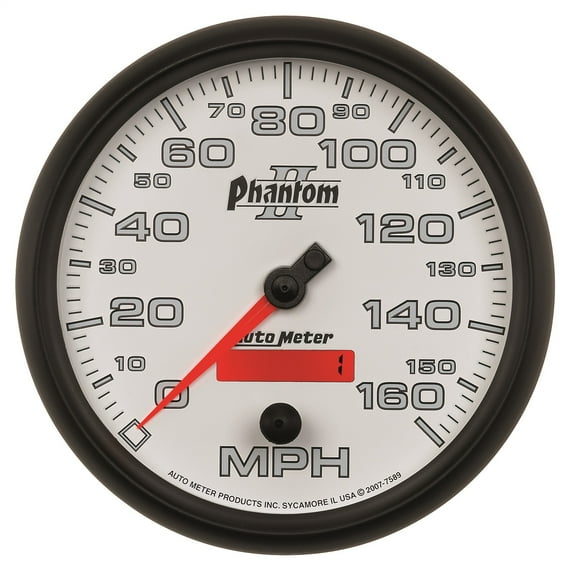 Auto Meter 7589 Phantom II 5 160 mph In-Dash Speedometer