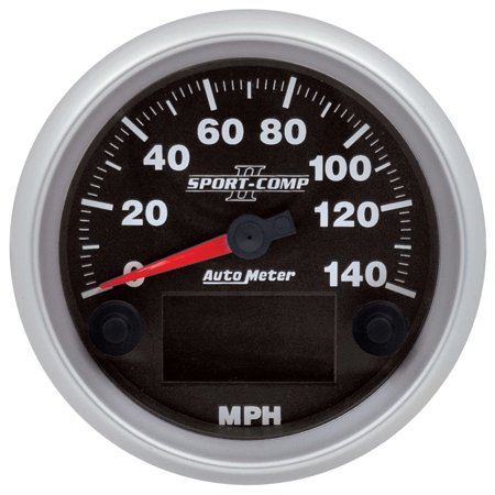 Auto Meter 880828 Sport Comp II Speedometer FiTech Fuel Injection Only 3 3/8 (.3