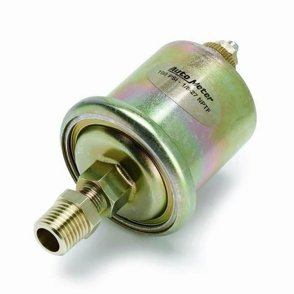 Auto Meter 990342 0-100 PSI Sensor Unit Oil Pressure Sending Unit, 0.12 in. NPT Male