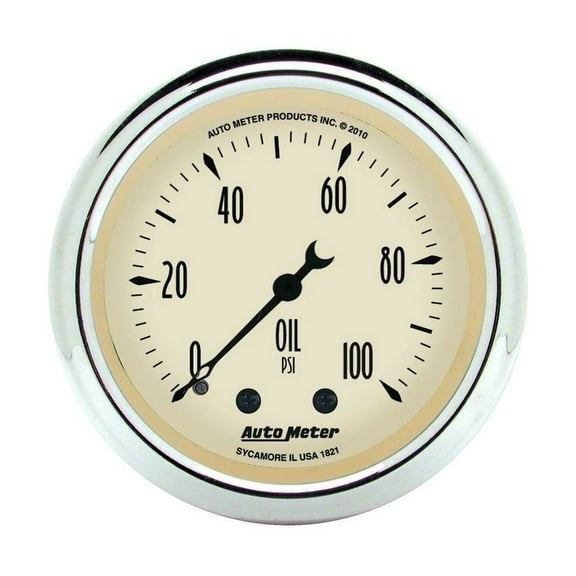 Autometer 2-1/16 A/B Oil Pressure Gauge 0-100 PSI