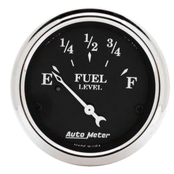 Autometer 1716 Old Tyme Black Fuel Level Gauge