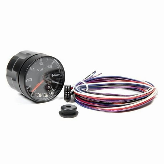 Auto Meter P344328 2.16 in. Spek Pro Gauge Voltmeter with Peak Memory