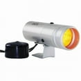 thumbnail image 1 of AutoMeter 5335 Shift Light; Silver; w/Yellow Boot;, 1 of 6