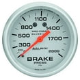 thumbnail image 1 of Auto Meter Silver Brake Pressure Gauge - 4626, 1 of 1