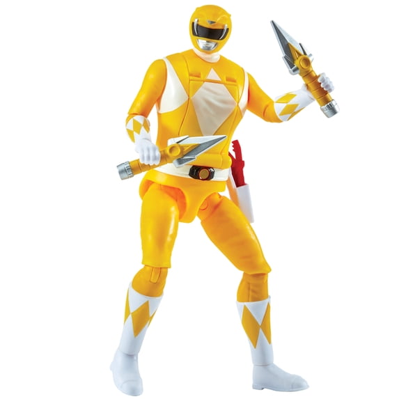 Mighty Morphin Power Rangers: Re-Ignition - Auto-Morphin Yellow Ranger (Season 2) Action Figure by Playmates Toys