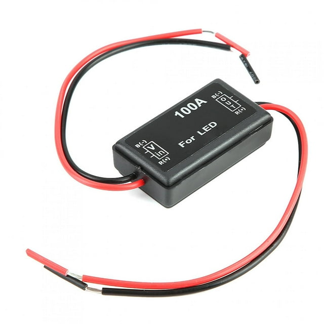 Auto Motorcycle LED Pulsing Strobe Flash Light Switch Module Rear Brake