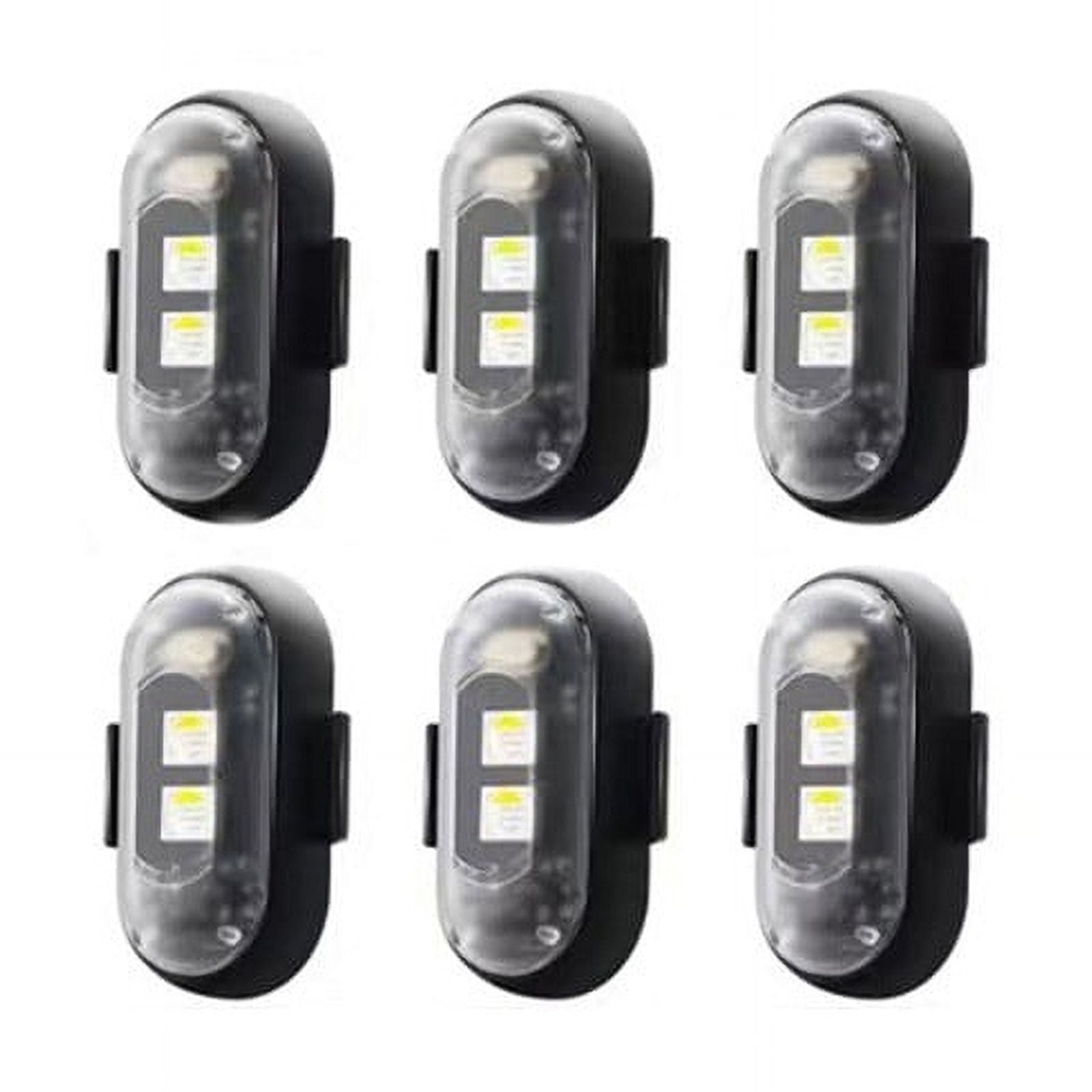 Auto Motorcycle Universal LED Warning Light 7 Color Strobe Flashing