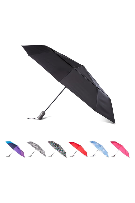Auto Open/Close Windproof Ultimate Compact Umbrella with UV and Water Repellent Protection