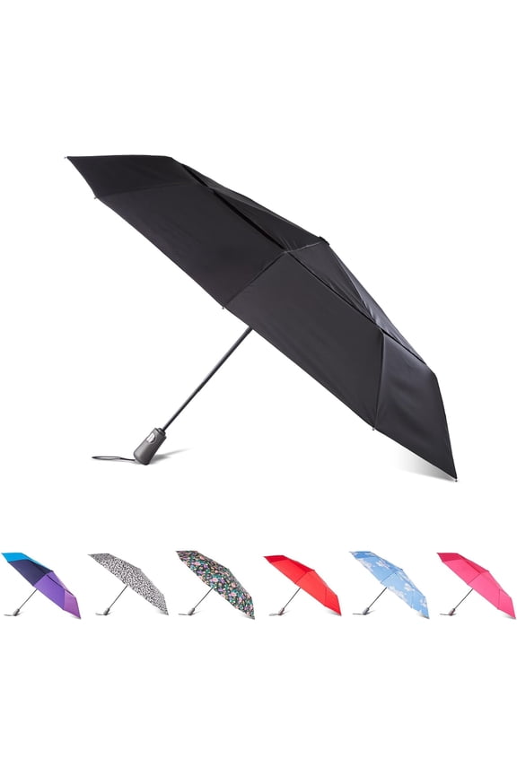 Auto Open/Close Windproof Ultimate Compact Umbrella with UV and Water Repellent Protection