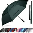 thumbnail image 1 of Auto Open Golf Umbrellas 62/68/72 Inch Extra Large Oversize for Business & Home, Ventilated Double Canopy Windproof Waterproof Stick Umbrella for Rain & strong wind, 1 of 2